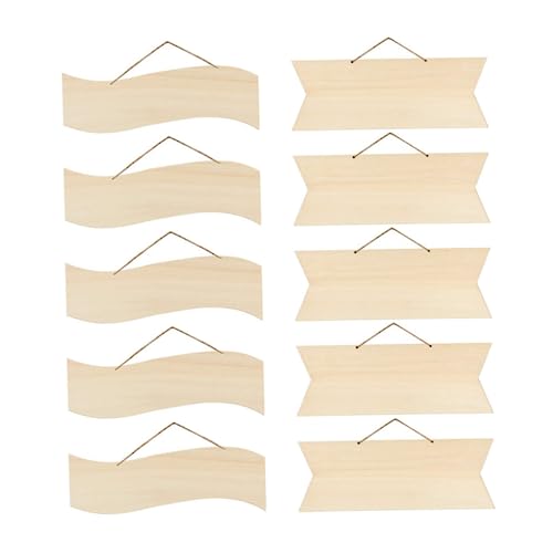 DIYEAH 10 Stück Blanko Holzschild Unfertige Holztafel für DIY Projekte Hängende Dekoration für Hochzeit Bar zum Malen und Beschriften DIYEAH 10 Stück Blanko Holzschild Unfertige Holztafel für DIY Projekte Hängende Dekoration für Hochzeit Bar zum Malen und Beschriften von DIYEAH