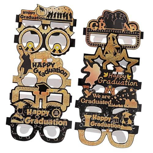 DIYEAH 10 Stück Brillendekoration Für Die Abschlusssaison Neu Gastgeschenke Zur Abschlussfeier Für Gäste Erwachsene Lustig Gefälligkeiten Für Abschlussfeiern Party Vorabend Grad Papier DIYEAH 10 Stück Brillendekoration Für Die Abschlusssaison Neu Gastgeschenke Zur Abschlussfeier Für Gäste Erwachsene Lustig Gefälligkeiten Für Abschlussfeiern Party Vorabend Grad Papier von DIYEAH