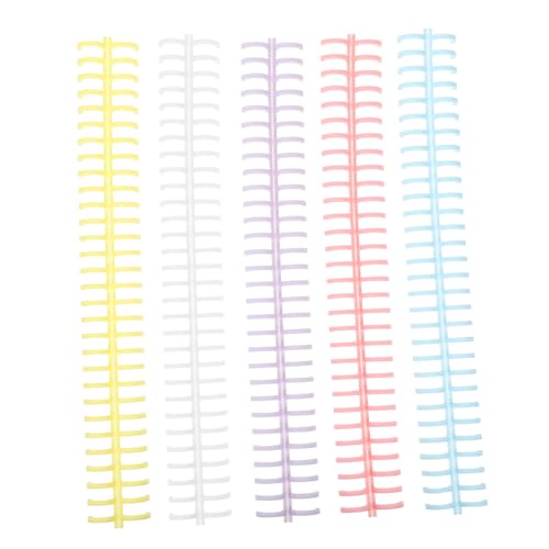 DIYEAH 10 Stück Buchringe Flexible Binder Ringe für Loseblatt Ordner Buchbinderinge aus Langlebigem Verschiedenen für Scrapbooking Notizen und Diy Projekte von DIYEAH