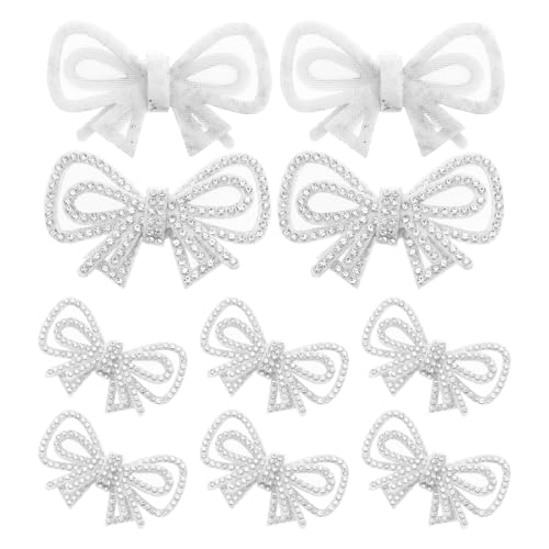 DIYEAH 10 Stück Bügelflicken mit Schleife – funkelnde Kristallschleife zum Aufnähen, Strass-Schleife, bestickte Reparaturapplikation, DIY-Kleidung, Jacken, Rucksäcke, Jeans DIYEAH 10 Stück Bügelflicken mit Schleife – funkelnde Kristallschleife zum Aufnähen, Strass-Schleife, bestickte Reparaturapplikation, DIY-Kleidung, Jacken, Rucksäcke, Jeans von DIYEAH