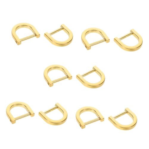 DIYEAH 10 Stück D Förmige Schraubenkupplungen Metall für Diy Handwerksprojekte Hochwertige Zubehörteile für Geldbörsen Taschen und Schlüsselanhänger DIYEAH 10 Stück D Förmige Schraubenkupplungen Metall für Diy Handwerksprojekte Hochwertige Zubehörteile für Geldbörsen Taschen und Schlüsselanhänger von DIYEAH
