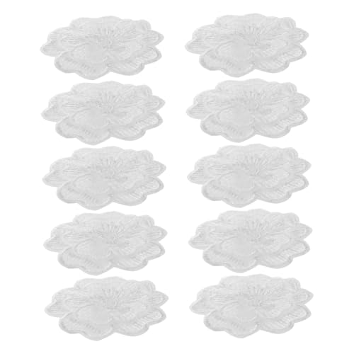 DIYEAH 10 Stück Dekorative Stoff Patches für Reparieren von Röcken und Diy Bastelprojekte für Partykleider und Kreative Verschönerungen von DIYEAH