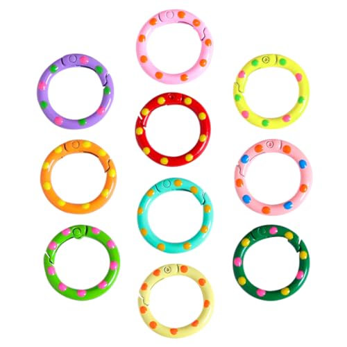 DIYEAH 10 Stück Federschnallenring Federclip-Ringe Ringbuch Ringe Kartenringe Ringbuchzubehör schlüsselringe Schnallen zum Basteln Ringschnalle aus Metall Sprengringe aus Metall DIYEAH 10 Stück Federschnallenring Federclip-Ringe Ringbuch Ringe Kartenringe Ringbuchzubehör schlüsselringe Schnallen zum Basteln Ringschnalle aus Metall Sprengringe aus Metall von DIYEAH
