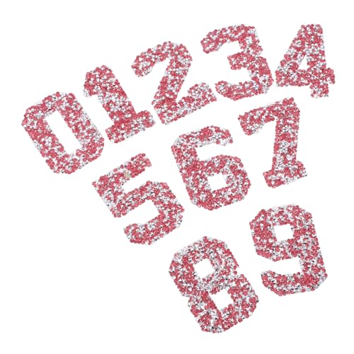 DIYEAH 10 Stück Glitzernde Applikationen für Diy Projekte Einfache Anwendung für Kleidung Taschen und Accessoires Langlebiger und Elegantes Design von DIYEAH
