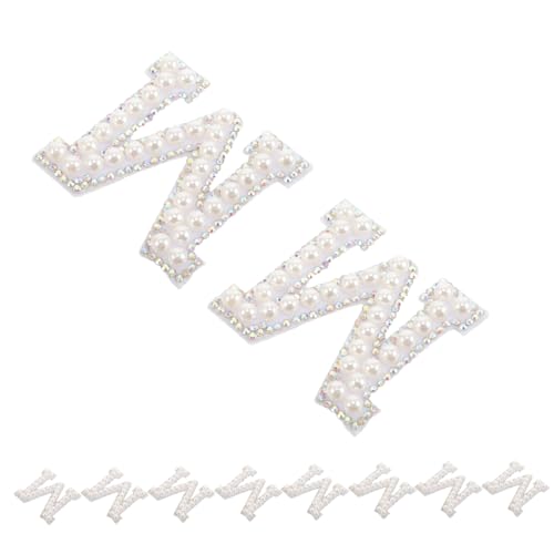 DIYEAH 10 Stück Glitzernde Aufnäher zum Aufbügeln für Kleidung Hüte und Taschen Selbstklebende Stoffbuchstaben für Kreative Diy Dekoration DIYEAH 10 Stück Glitzernde Aufnäher zum Aufbügeln für Kleidung Hüte und Taschen Selbstklebende Stoffbuchstaben für Kreative Diy Dekoration von DIYEAH