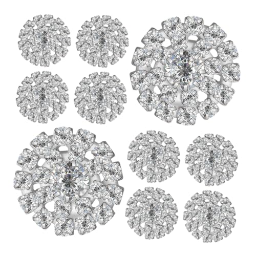 DIYEAH 10 Stück Glitzernde Flachrücken Rhinestones für Diy Haaraccessoires Schmuck und Hochzeitsdekoration für Kreative Handwerksprojekte und Festliche Anlässe DIYEAH 10 Stück Glitzernde Flachrücken Rhinestones für Diy Haaraccessoires Schmuck und Hochzeitsdekoration für Kreative Handwerksprojekte und Festliche Anlässe von DIYEAH