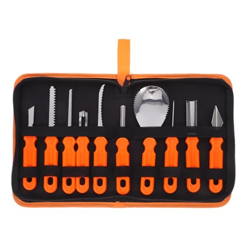 DIYEAH 10 Stück Halloween Kürbis Schnitzset Teiliges DIY Werkzeug für Kürbisprojekte und Dekoration Vielseitig Einsetzbar für Obst Gemüse und Tonarbeiten DIYEAH 10 Stück Halloween Kürbis Schnitzset Teiliges DIY Werkzeug für Kürbisprojekte und Dekoration Vielseitig Einsetzbar für Obst Gemüse und Tonarbeiten von DIYEAH
