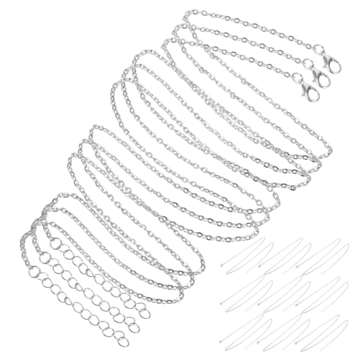 DIYEAH 10 Stück Halskette Kette mit Verschluss Diy Schmuckherstellung Lange Kette für Anhänger Schlüsselanhänger und Mehr für Kreative Projekte von DIYEAH