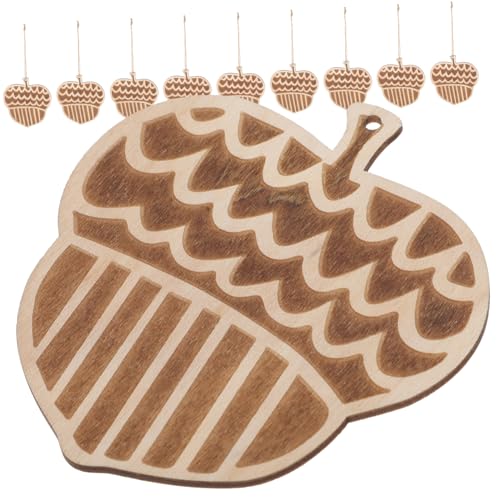 DIYEAH 10 Stück Holz Cone Formen Unvollendete Holzverzierungen für DIY Projekte für Karten Hochzeiten und Festliche Dekoration Natürliche Holzscheiben zur Kreativen Gestaltung DIYEAH 10 Stück Holz Cone Formen Unvollendete Holzverzierungen für DIY Projekte für Karten Hochzeiten und Festliche Dekoration Natürliche Holzscheiben zur Kreativen Gestaltung von DIYEAH