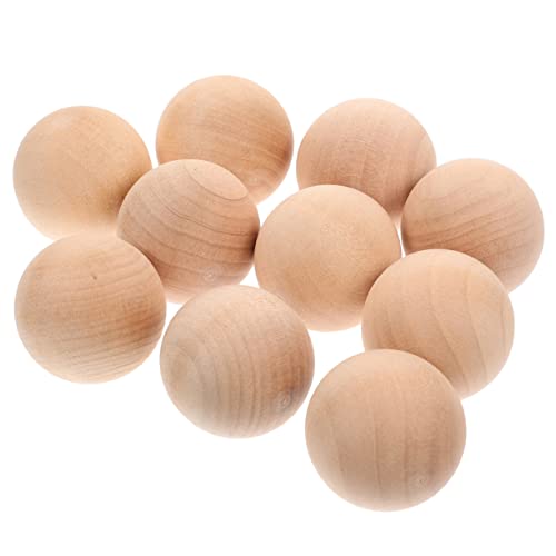 DIYEAH 10 Stück Holzkugel Kinderhandwerk Feste Kugel Kugeln Aus Hartholz Natürliches Unfertiges Holzhandwerk Zubehör Für Diy-projekte Bastelball Kreatives Diy-ballzubehör Khaki DIYEAH 10 Stück Holzkugel Kinderhandwerk Feste Kugel Kugeln Aus Hartholz Natürliches Unfertiges Holzhandwerk Zubehör Für Diy-projekte Bastelball Kreatives Diy-ballzubehör Khaki von DIYEAH