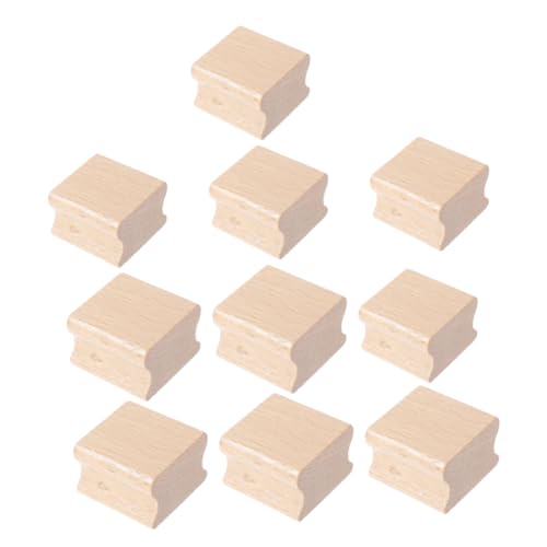 DIYEAH 10 Stück Holzstempel Blöcke aus Buchenholz mit Rillen für Diy Bastelarbeiten Gravur Scrapbooking und Kartenherstellung DIYEAH 10 Stück Holzstempel Blöcke aus Buchenholz mit Rillen für Diy Bastelarbeiten Gravur Scrapbooking und Kartenherstellung von DIYEAH