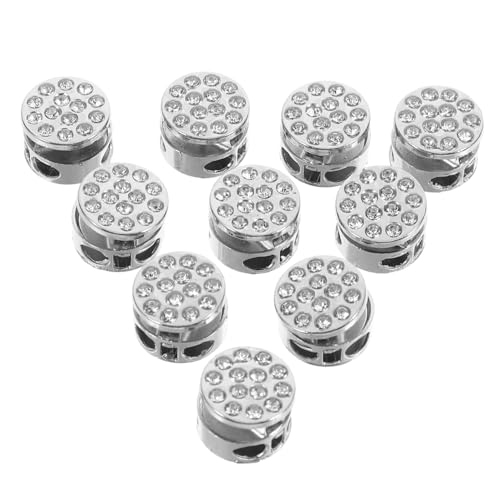 DIYEAH 10 Stück Kordelzugstopper mit Doppelloch Metall Knebelverschluss für Rucksack Kleidung Schlüsselband Vielseitig Einsetzbar Einfach zu Handhaben DIYEAH 10 Stück Kordelzugstopper mit Doppelloch Metall Knebelverschluss für Rucksack Kleidung Schlüsselband Vielseitig Einsetzbar Einfach zu Handhaben von DIYEAH