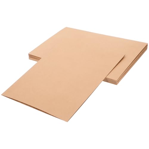 DIYEAH 10 Stück Kraftpapier Dokumentenmappe Papierordner mit Einsteckfach für Büro Schule und Zuhause zur Einfachen Organisation von Unterlagen von DIYEAH