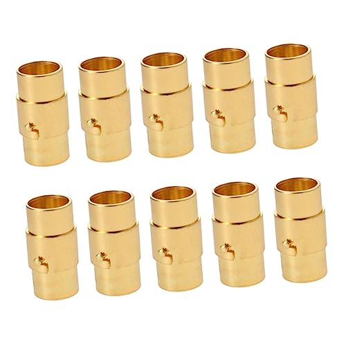 DIYEAH 10 Stück Magnetbefestigungszubehör Kupferverschlüsse Metallverschlüsse Magnetverschlüsse Armbänder Zubehör Golden von DIYEAH