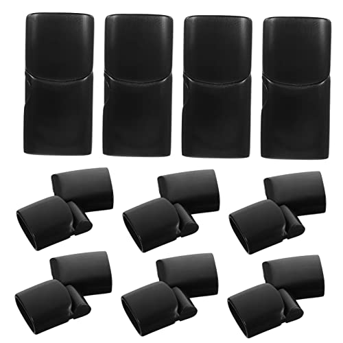 DIYEAH 10 Stück Magnetschnalle Halskette Magnetverschlüsse Armbandverschlüsse und Verschlüsse Schließe Schmuck mit Magnetverschluss magnetischer Schmuckverschluss Rostfreier Stahl Black von DIYEAH