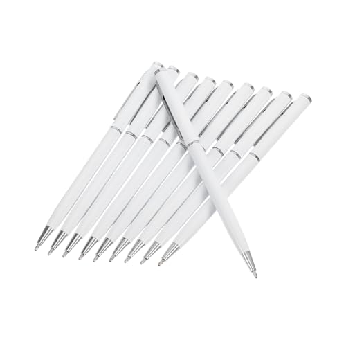 DIYEAH 10 Stück Metall Kugelschreiber mit Drehmechanismus Schwarze Fein Schreibend Minimalistisches Design für Business Büro Meetings und Vertragsunterzeichnungen DIYEAH 10 Stück Metall Kugelschreiber mit Drehmechanismus Schwarze Fein Schreibend Minimalistisches Design für Business Büro Meetings und Vertragsunterzeichnungen von DIYEAH