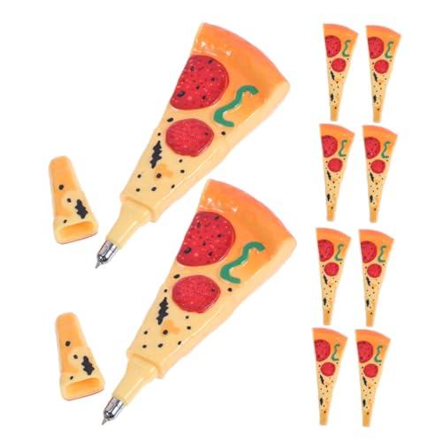 DIYEAH 10 Stück Pizza Förmiger Kugelschreiber Realistische Lebensmittel Schreibgeräte Kreative Büroartikel für Studenten Witzige Schulbedarf für Jede Gelegenheit DIYEAH 10 Stück Pizza Förmiger Kugelschreiber Realistische Lebensmittel Schreibgeräte Kreative Büroartikel für Studenten Witzige Schulbedarf für Jede Gelegenheit von DIYEAH