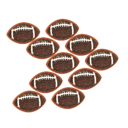 DIYEAH 10 Stück Rugby Pailletten Aufnäher Aufbügelflicken für Kleidung Jeans Jacken Sportliche Diy Accessoires für Rugby Fans Langlebig und Einfach Anzuwenden DIYEAH 10 Stück Rugby Pailletten Aufnäher Aufbügelflicken für Kleidung Jeans Jacken Sportliche Diy Accessoires für Rugby Fans Langlebig und Einfach Anzuwenden von DIYEAH