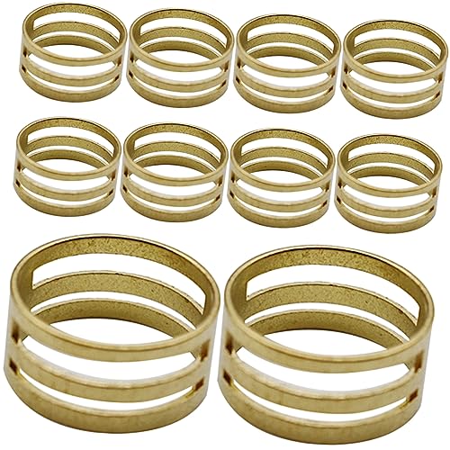 DIYEAH 10 Stück Schmuckzubehör Biegering-schließwerkzeug Schmuck-bastelwerkzeuge Zubehör Für Schmuckhandwerk Schmuckwerkzeuge Schmuck-sprungring Näher Sprungringöffner Metall Golden von DIYEAH