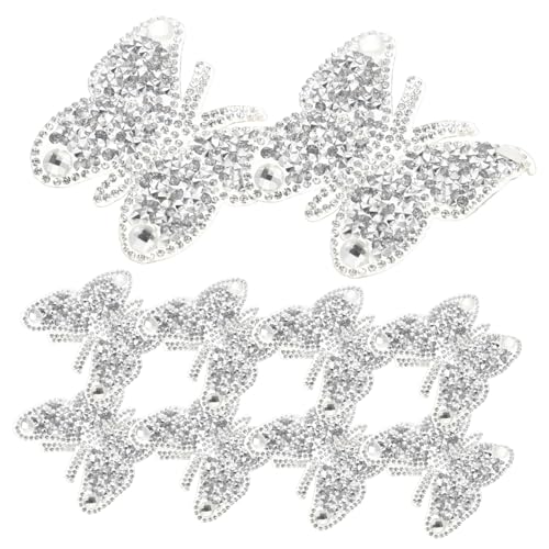 DIYEAH 10 Stück Selbstklebende Strass Patches Multifunktionale Dekorative Aufnäher für Kleidung Taschen und Rucksäcke zum Reparieren und Verschönern DIYEAH 10 Stück Selbstklebende Strass Patches Multifunktionale Dekorative Aufnäher für Kleidung Taschen und Rucksäcke zum Reparieren und Verschönern von DIYEAH