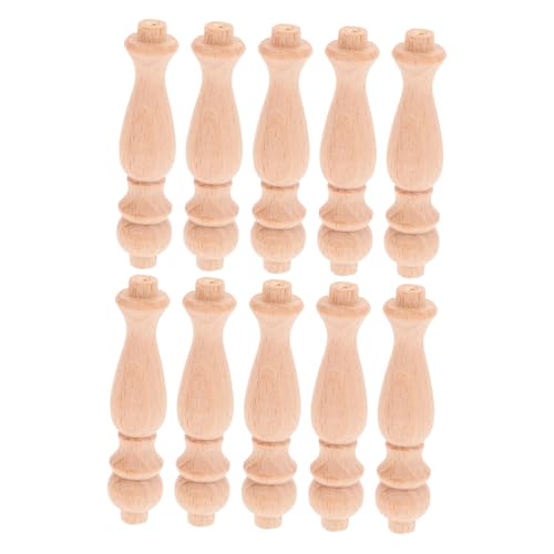 DIYEAH 10 Stück Spindeln Für Innentreppen Holz Khaki DIYEAH 10 Stück Spindeln Für Innentreppen Holz Khaki von DIYEAH