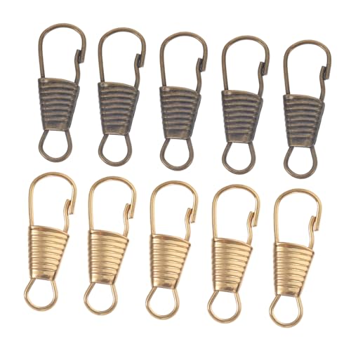 DIYEAH 10 Stück Teiliges Abnehmbare Zipper Pulls Reißverschluss Anhänger in Grünbronze und Gold Langlebige Reißverschlussgriffe für Kleidung Taschen Koffer und Kinderkoffer Einfache DIYEAH 10 Stück Teiliges Abnehmbare Zipper Pulls Reißverschluss Anhänger in Grünbronze und Gold Langlebige Reißverschlussgriffe für Kleidung Taschen Koffer und Kinderkoffer Einfache von DIYEAH
