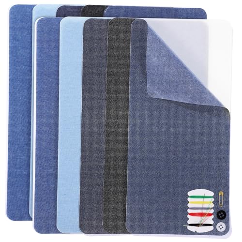 DIYEAH 10 Stück Teiliges Bügelflicken Aufbügeln für Jeans und Kleidung Robuste Reparaturpatches in Mehreren Farben Vielseitig Zuschneidbar Langlebig Haftend für Innen Außenbereich DIYEAH 10 Stück Teiliges Bügelflicken Aufbügeln für Jeans und Kleidung Robuste Reparaturpatches in Mehreren Farben Vielseitig Zuschneidbar Langlebig Haftend für Innen Außenbereich von DIYEAH