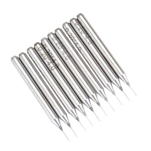 DIYEAH 10 Stück Teiliges Cnc Hartmetall Pcb Fräsersatz Langlebige Wolframstahl Gravur Bits Geeignet für Leiterplatten Aluminium Fiberglas Materialien DIYEAH 10 Stück Teiliges Cnc Hartmetall Pcb Fräsersatz Langlebige Wolframstahl Gravur Bits Geeignet für Leiterplatten Aluminium Fiberglas Materialien von DIYEAH