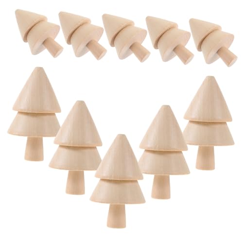 DIYEAH 10 Stück Teiliges Diy Holz Weihnachtsbaum Deko mit Glatter Naturbelassen Sicher für Bastelprojekte zum Bemalen Gestalten Weihnachtsdeko für Partys und Feste DIYEAH 10 Stück Teiliges Diy Holz Weihnachtsbaum Deko mit Glatter Naturbelassen Sicher für Bastelprojekte zum Bemalen Gestalten Weihnachtsdeko für Partys und Feste von DIYEAH