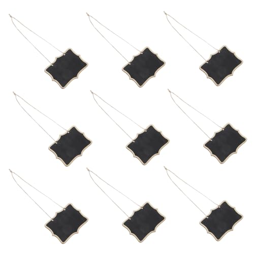 DIYEAH 10 Stück Teiliges Doppelseitige Mini kreidetafeln mit Aufhängeschnur Kleine Holztafeln zum Beschriften Vielseitig Einsetzbar für Hochzeiten Buffets Marktstände und Dekoration DIYEAH 10 Stück Teiliges Doppelseitige Mini kreidetafeln mit Aufhängeschnur Kleine Holztafeln zum Beschriften Vielseitig Einsetzbar für Hochzeiten Buffets Marktstände und Dekoration von DIYEAH