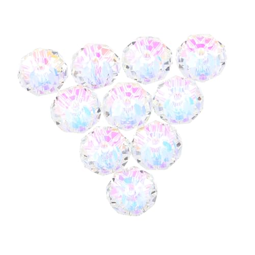 DIYEAH 10 Stück Teiliges Facettierte Kristallperlen Funkelnde Schmuckperlen für Diy Armbänder Halsketten Windspiele Sonnenfänger Vielseitige Bastelprojekte Kunstvolle Dekoration DIYEAH 10 Stück Teiliges Facettierte Kristallperlen Funkelnde Schmuckperlen für Diy Armbänder Halsketten Windspiele Sonnenfänger Vielseitige Bastelprojekte Kunstvolle Dekoration von DIYEAH