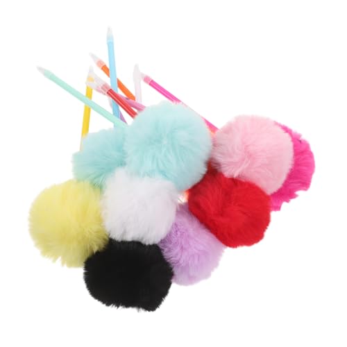 DIYEAH 10 Stück Teiliges Flauschige Kugelschreiber mit Pompon Bunte Plüschkugelschreiber für Mädchen Weicher Griff Smudge Resistente Kreative Schreibstifte für Schule Büro DIYEAH 10 Stück Teiliges Flauschige Kugelschreiber mit Pompon Bunte Plüschkugelschreiber für Mädchen Weicher Griff Smudge Resistente Kreative Schreibstifte für Schule Büro von DIYEAH