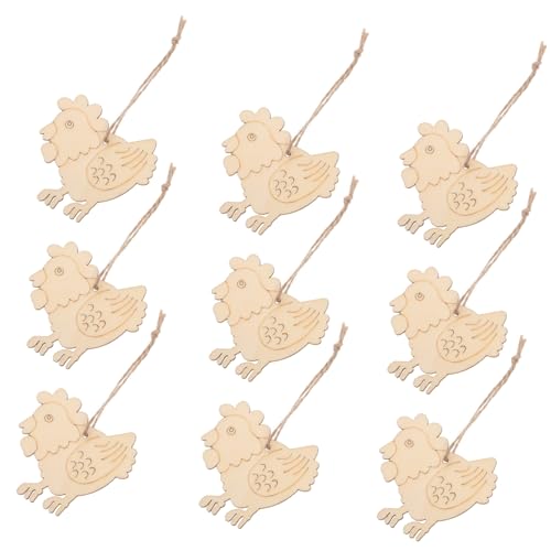 DIYEAH 10 Stück Teiliges Holz Hähnchen Anhänger zum Bemalen Robuste Diy Holzdekoration für Kinderbasteln Vielseitig für Geburtstag Ostern und Handwerksprojekte Natürliche Holzfigur zum DIYEAH 10 Stück Teiliges Holz Hähnchen Anhänger zum Bemalen Robuste Diy Holzdekoration für Kinderbasteln Vielseitig für Geburtstag Ostern und Handwerksprojekte Natürliche Holzfigur zum von DIYEAH