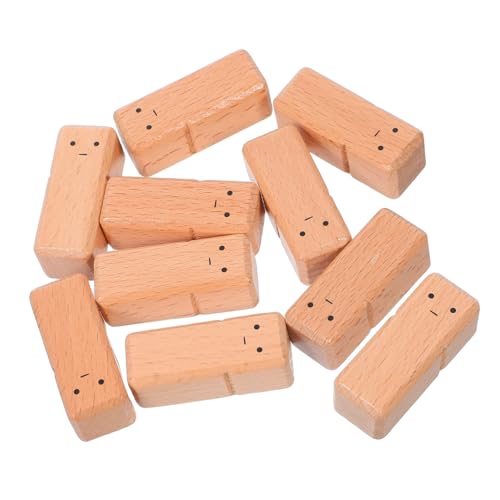 DIYEAH 10 Stück Teiliges Holzfiguren aus Buchenholz Naturfarbene Montessori Spielfiguren Kinderfreundliche Glatte für DIY Basteln und Wohnraumdekoration DIYEAH 10 Stück Teiliges Holzfiguren aus Buchenholz Naturfarbene Montessori Spielfiguren Kinderfreundliche Glatte für DIY Basteln und Wohnraumdekoration von DIYEAH