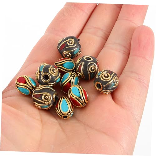 DIYEAH 10 Stück Teiliges Kupfer Buddha Spacer Beads Antike Diy Schmuckperlen mit Bohrung für Armbänder Halsketten Glatte Oberfläche für Buddhistische Schmuckherstellung und Geschenke DIYEAH 10 Stück Teiliges Kupfer Buddha Spacer Beads Antike Diy Schmuckperlen mit Bohrung für Armbänder Halsketten Glatte Oberfläche für Buddhistische Schmuckherstellung und Geschenke von DIYEAH