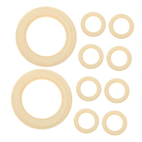 DIYEAH 10 Stück Teiliges Naturholzringe Ø Unfertige Holzringe für DIY Schmuck Makramee Blumige Kränze und Wohnkultur Solide Holz-bastelringe für Vielseitige Handwerksprojekte DIYEAH 10 Stück Teiliges Naturholzringe Ø Unfertige Holzringe für DIY Schmuck Makramee Blumige Kränze und Wohnkultur Solide Holz-bastelringe für Vielseitige Handwerksprojekte von DIYEAH