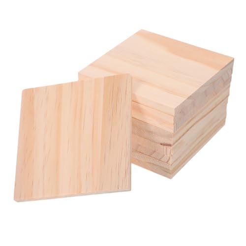 DIYEAH 10 Stück Teiliges Quadratische Unlackierte Holzblöcke Natürliche Bastelhölzer für Schnitzen Gravieren Malen und Diy Kunstprojekte Vielseitig für Heimdekoration DIYEAH 10 Stück Teiliges Quadratische Unlackierte Holzblöcke Natürliche Bastelhölzer für Schnitzen Gravieren Malen und Diy Kunstprojekte Vielseitig für Heimdekoration von DIYEAH