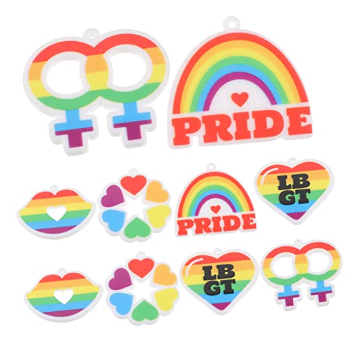 DIYEAH 10 Stück Teiliges Regenbogen Schlüsselanhänger Diy Taschenanhänger für Pride Partys Robuste und Langlebige Anhänger Einfache und Dekoration für Geldbörsen Rucksäcke und Mehr DIYEAH 10 Stück Teiliges Regenbogen Schlüsselanhänger Diy Taschenanhänger für Pride Partys Robuste und Langlebige Anhänger Einfache und Dekoration für Geldbörsen Rucksäcke und Mehr von DIYEAH