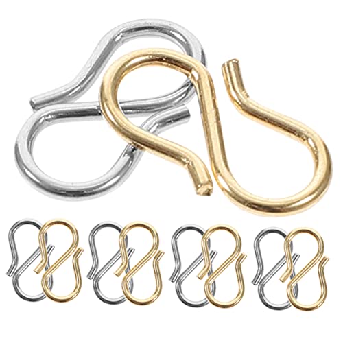 DIYEAH 10 Stück Teiliges S Förmiger Schmuckverschluss Rostfrei Langlebig für DIY Armband und Halskettenherstellung Praktischer Verbinder für Handgefertigte Schmuckstücke DIYEAH 10 Stück Teiliges S Förmiger Schmuckverschluss Rostfrei Langlebig für DIY Armband und Halskettenherstellung Praktischer Verbinder für Handgefertigte Schmuckstücke von DIYEAH