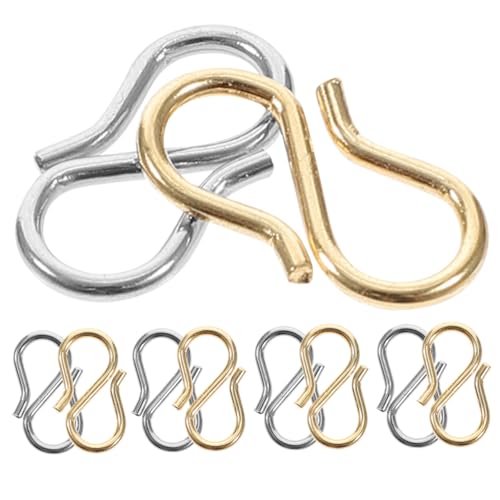 DIYEAH 10 Stück Teiliges S Förmiger Schmuckverschluss aus Edelstahl Langlebig und Glatt für DIY Armband und Halsketten Einfach zu Befestigen Geeignet für Schmuckherstellung und Handwerk DIYEAH 10 Stück Teiliges S Förmiger Schmuckverschluss aus Edelstahl Langlebig und Glatt für DIY Armband und Halsketten Einfach zu Befestigen Geeignet für Schmuckherstellung und Handwerk von DIYEAH