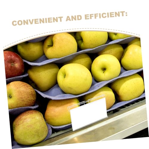 DIYEAH 10 Stück Teiliges Transparente Pvc-etikettenhalter mit Haken für Supermarktregale Wiederverwendbar Klare Preisschildhalter Einfacher und Schneller Zusammenbau für Professionelle DIYEAH 10 Stück Teiliges Transparente Pvc-etikettenhalter mit Haken für Supermarktregale Wiederverwendbar Klare Preisschildhalter Einfacher und Schneller Zusammenbau für Professionelle von DIYEAH