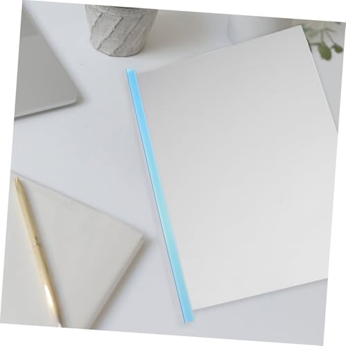 DIYEAH 10 Stück Teiliges Transparente Slide Binder Klemmschienen Starke Klemmkraft Große Kapazität für Dokumentenorganisation Platzsparend und Sicher für Büro Schule und Zuhause von DIYEAH