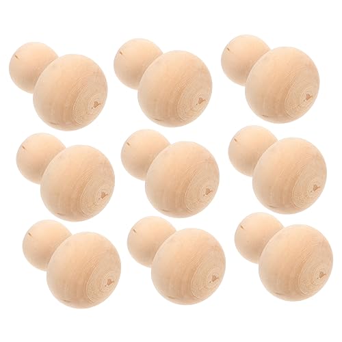 DIYEAH 10 Stück Teiliges Unvollendeter Holzpilze für Diy Kunst und Bastelarbeiten Sicher für Hochwertigem Geruchlosem Holz zum Bemalen und Dekorieren DIYEAH 10 Stück Teiliges Unvollendeter Holzpilze für Diy Kunst und Bastelarbeiten Sicher für Hochwertigem Geruchlosem Holz zum Bemalen und Dekorieren von DIYEAH