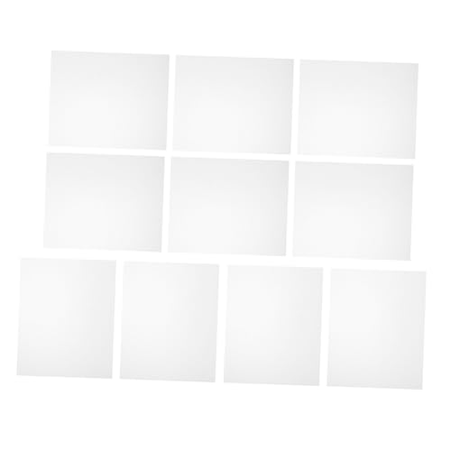 DIYEAH 10 Stück Teiliges Wiederverwendbarer Schablonen für PVC Transparente Zeichenplatten für Druckstifte für Kreative Bastelprojekte Zeichnungen und Scrapbooking von DIYEAH