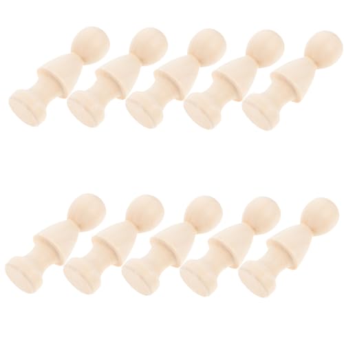 DIYEAH 10 Stück Unbemalte Holzfiguren Diy Holzpuppen zum Bemalen Kreative Holzfiguren für Bastelprojekte und Dekoration DIYEAH 10 Stück Unbemalte Holzfiguren Diy Holzpuppen zum Bemalen Kreative Holzfiguren für Bastelprojekte und Dekoration von DIYEAH