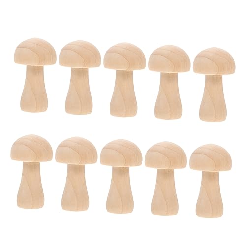 DIYEAH 10 Stück Unbemalte Holzpilze für Diy Graffiti Mushroom für Heimdekoration Kreative Bastelprojekte Große Holzfiguren DIYEAH 10 Stück Unbemalte Holzpilze für Diy Graffiti Mushroom für Heimdekoration Kreative Bastelprojekte Große Holzfiguren von DIYEAH