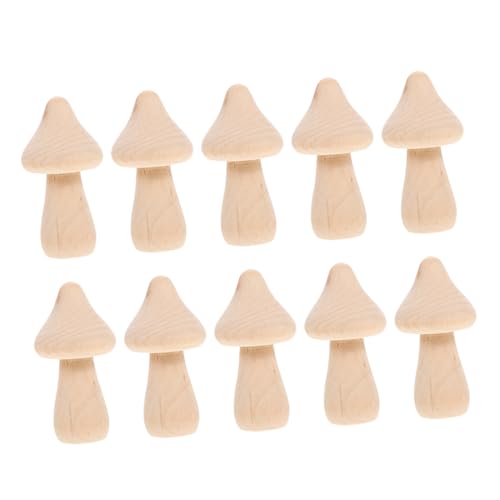 DIYEAH 10 Stück Unfertige Holzpilze zum Bemalen Diy Pilzmodelle für Kreative Holzfiguren für Heimdekoration und Bastelprojekte DIYEAH 10 Stück Unfertige Holzpilze zum Bemalen Diy Pilzmodelle für Kreative Holzfiguren für Heimdekoration und Bastelprojekte von DIYEAH