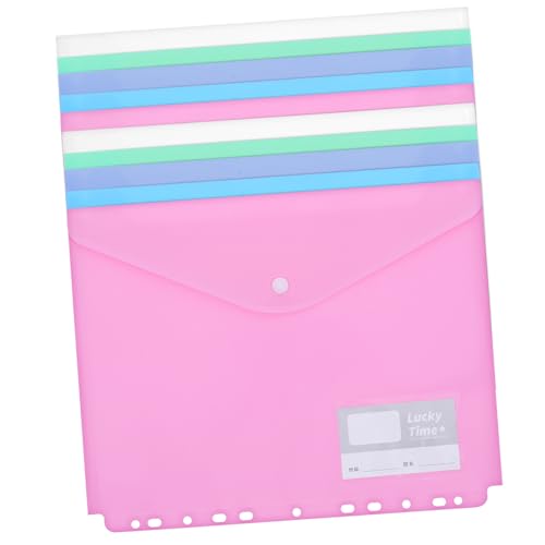 DIYEAH 10 Stück Wasserdichte Kunststoffmappen in Blau Grün Weiß und für Büro Schule und Reisen Praktische Aufbewahrungstaschen mit Modernem Design DIYEAH 10 Stück Wasserdichte Kunststoffmappen in Blau Grün Weiß und für Büro Schule und Reisen Praktische Aufbewahrungstaschen mit Modernem Design von DIYEAH