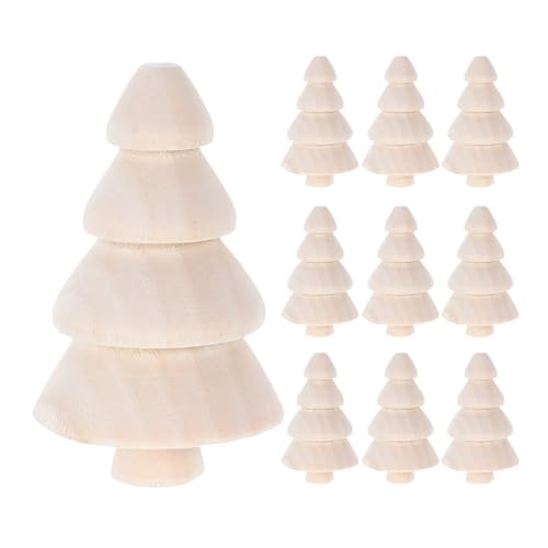 DIYEAH 10 Stück Weihnachtsbaum aus Holz: Mini-Weihnachtsbäume aus unbemaltem Holz zum Selbermachen – Bastelbedarf für die Weihnachtsdekoration zu Hause und die Herstellung von Ornamenten DIYEAH 10 Stück Weihnachtsbaum aus Holz: Mini-Weihnachtsbäume aus unbemaltem Holz zum Selbermachen – Bastelbedarf für die Weihnachtsdekoration zu Hause und die Herstellung von Ornamenten von DIYEAH