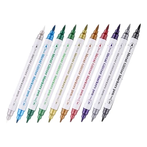 DIYEAH 10 Stück Zeilenstiftmarker Diy Liefert Kindermarkierungen Schicke Marker Professionelle Markierungen Für Künstler Marker Zum Zeichnen Stifte Zeichnen Kalligraphie-marker Pvc von DIYEAH
